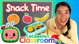 Yes Yes Fruit and Vegetables | Healthy Food Snack Time | CoComelon Classroom with Ms. Appleberry