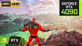 Fortnite Mr. Incredible Skin Gameplay : RTX 4090 24GB ( 4K Ultra Graphics RTX ON )