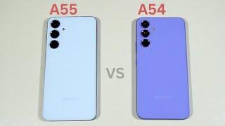 Samsung Galaxy A55 vs Galaxy A54 Speed Test and Camera Comparison