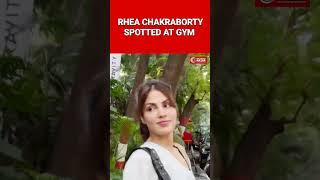 Rhea Chakraborty Spotted At Gym #bollywoodnazar