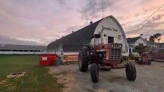 How we store round bales in the hay loft of our 175ft. dairy barn…