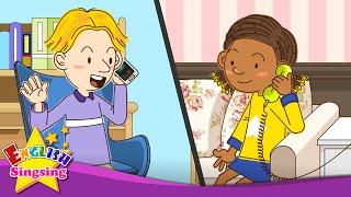 [Telephone Conversations] May I speak to Kate? I'll call back later. - Easy Dialogue for Kids