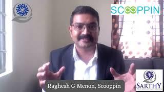 SARTHY MINDS Cohort 3 Scooppin Testimonial from Raghesh G Menon, Founder