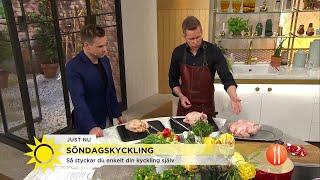 Heja kycklingen: 15 minuters jobb – sen gör ugnen resten - Nyhetsmorgon (TV4)