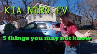 KIA NIRO EV 5 things YOU MAY NOT HAVE KNOWN