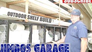 Outdoor Garage Shelf Build - JIMBOS GARAGE