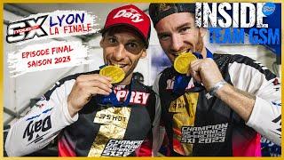 On est DOUBLE CHAMPION DE FRANCE de Supercross FINALE SX TOUR LYON 2023 - INSIDE TEAM GSM EP18-S1