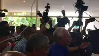 Malaysia GE14: Najib Razak leaving PWTC after press conference