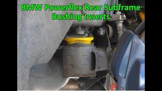 BMW F2x F3x Powerflex Subframe Bushing Inserts, Not Recommended