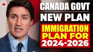 CANADA'S IMMIGRATION NEW PLAN FOR 2024-2026