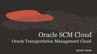 Oracle Transportation Management Cloud