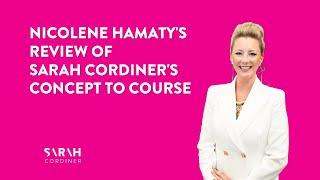 Nicolene Hamaty's review of Sarah Cordiner's   Concept to Course