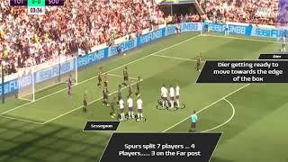 Tactical analysis: Set piece specialist Gianni Vio's debut for Tottenham against Southampton