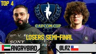 Capcom Cup 11 - Top 4 LOSERS SEMI-FINAL - BLAZ (ryu) vs. ANGRYBIRD (akuma)