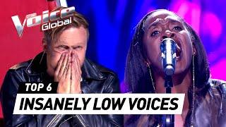 Most UNEXPECTED LOW & DEEP VOICES in The Voice