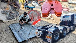 How Truck Trailer Fifth wheel are Made From Pakistan High Strength Sheet | fifth wheel manufacturing