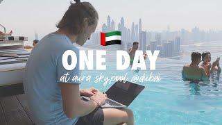  One Day in Life: Coding & Chilling at AURA SKYPOOL (@Dubai)