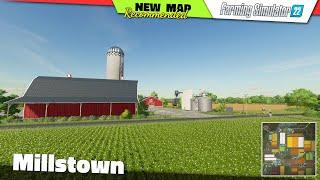 FS22 | NEW MAP "Millstown" - Farming Simulator 22 New Map Review 2K60