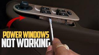 5 Reasons Power Windows Not Working in Your Car & Cost to Fix