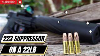 223 Suppressor on a 22LR???