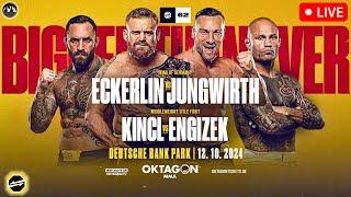 OKTAGON 62: Bigger Than Ever | LIVE STREAM | MMA FIGHNT COMPANION | Eckerlin vs. Jungwirth MAIN CARD