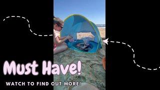 Ultimate Beach Day Hack! ️ MonoBeach Baby Beach Tent Quick Review!