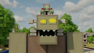 Plants vs Zombies Dr. Zomboss - Minecraft Animation