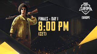 [EN] PMCO Europe Finals Day 1 | Spring Split | PUBG MOBILE CLUB OPEN 2020