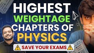 Top Chapters to get 90+ in Physics• JEE 2025 • JEE Mains • Physics