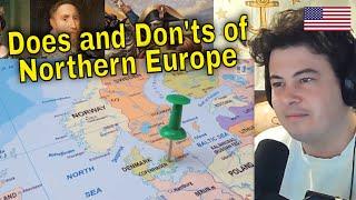 American Reacts The Don'ts of Visiting Northern Europe