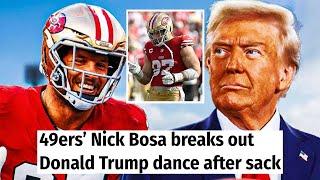 Nick Bosa Breaks Out Trump Dance Celebration After Being FINED By NFL For Wearing MAGA Hat