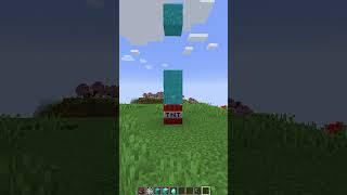 Minecraft Diamond Block TNT #minecraft #shorts