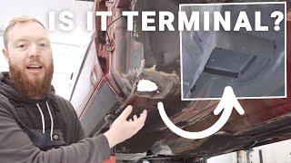 Car Front Jacking Point Repair [BMW E30 Welding] How To DIY Fix Rusty Jacking Points On Cars | 031