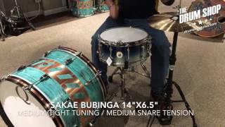 Sakae Bubinga 14" X 6.5" Snare Drum - Gear Demo - The Drum Shop