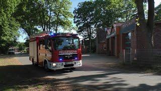 [Schuppenbrand in voller Ausdehnung | Ankommende FFler] Freiwillige Feuerwehr Gadeland rückt aus