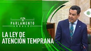 Parlamento andaluz | La Ley de Atención Temprana