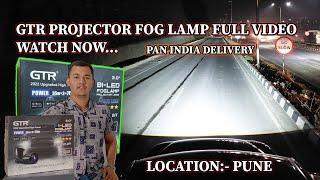 LUXURY Cars type Brightest 35W GTR BiXenon BI-LED Projector Fog Lamp । CAR LIGHT Modification