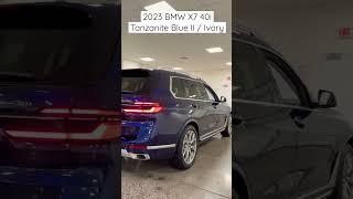 2023 BMW X7 40i Tanzanite Blue on Ivory Extended Marino Leather