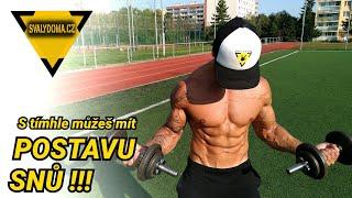 #90 CVIČENÍ DOMA s JEDNORUČKAMI - 10 nejlepších cviků pro začátečníky s JEDNORUČNÍMI ČINKAMI !!!