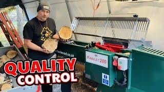 Mastering Firewood Quality Control with the Kindlet 200 | Mini Firewood Production