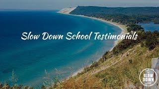 Dr. Jeremy Sharp's Slow Down School Testimonial