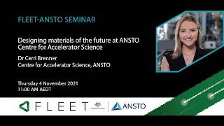 Designing materials of the future at ANSTO Centre for Accelerator Science