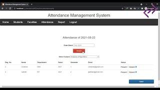 Simple Attendance Management System in PHP MySQL with Source Code - CodeAstro