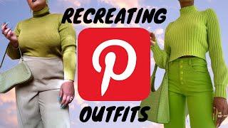 RECREATING PINTEREST OUTFITS  SIZE 14/16 | Hannah Tyson