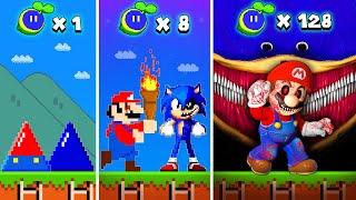 Super Mario Bros. But Every Seed Makes Mario vs Shin Sonic MORE Realistic and Scary