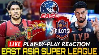 LIVE SAN MIGUEL BEERMEN vs TAOYUAN PAUIAN PILOTS! East Asia Super League Play-by-Play Reaction!