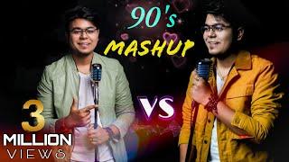 Hit Songs Of 90's Bollywood Mashup | RAHUL DUTTA Ft. Crostec | SING OFF vs. MYSELF | 90's Medley