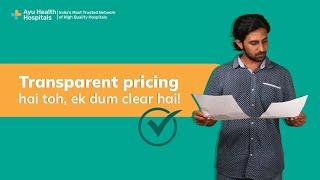 With Ayu Health's transparent pricing, yahan sab clear hai. #AyuHealthHospitals #FunnyVideo