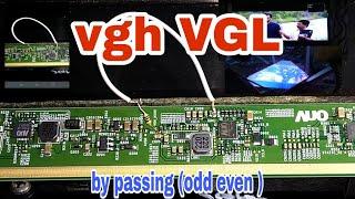 LED panel Vgh VGL bypass ( ODD EVEN )