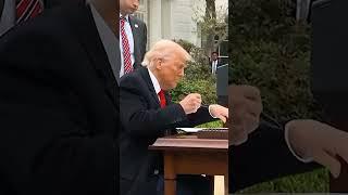 President Trump signs tariffs orders
